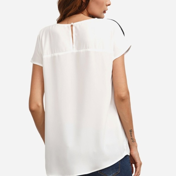 Color block blouse - Picture 7 of 8